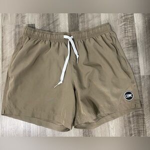 Cove USA Men's Athletic Tan Shorts